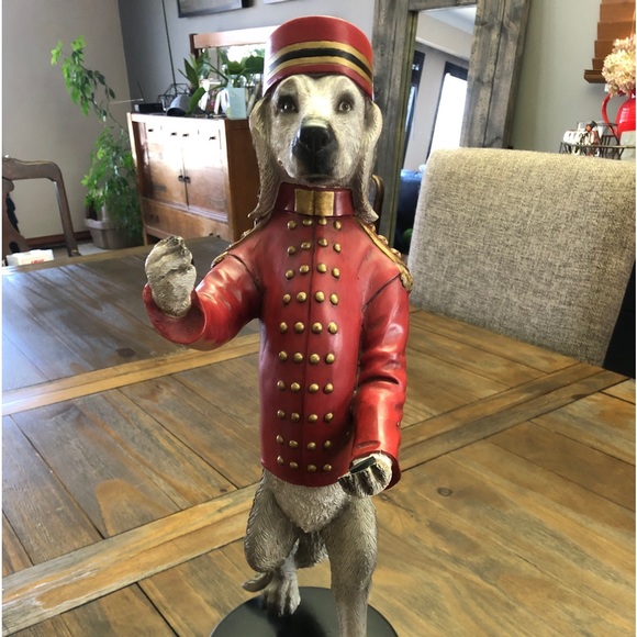 Bombay Dog Bellhop/Buttler Wine Caddy - Picture 1 of 6